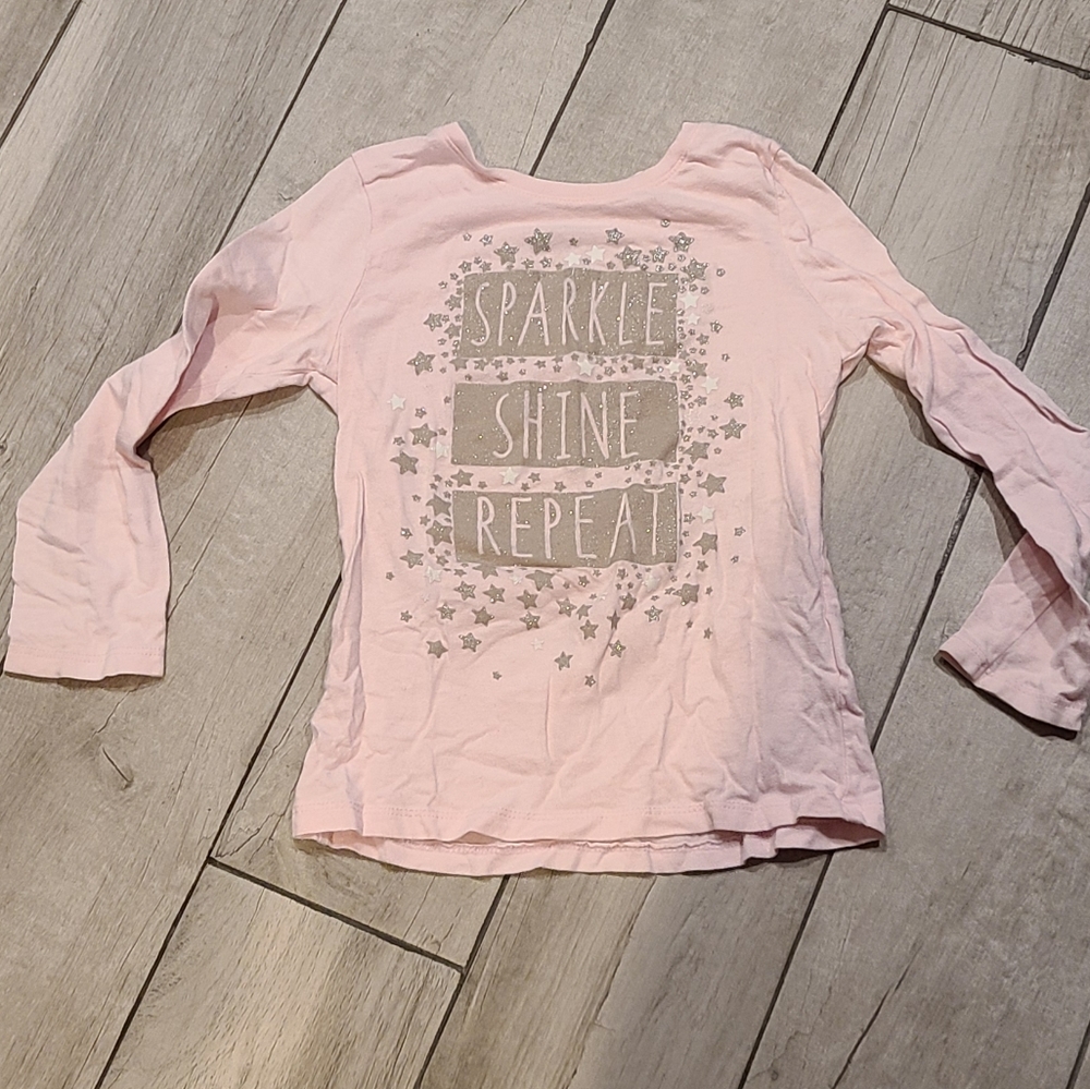 🍦Childrens place Sparkle Shine Repeat tee🪅